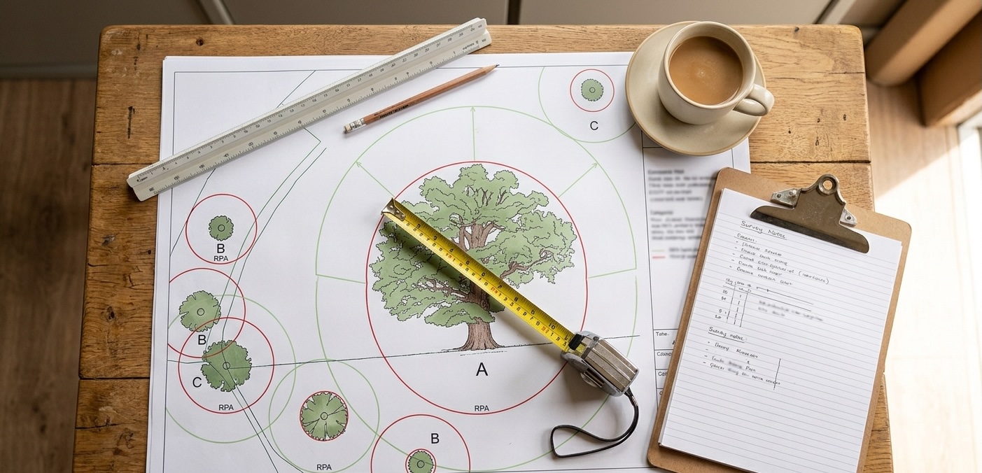 Revised BS5837 Root Protection Area calculations will require larger exclusion zones around retained and veteran trees on development sites.