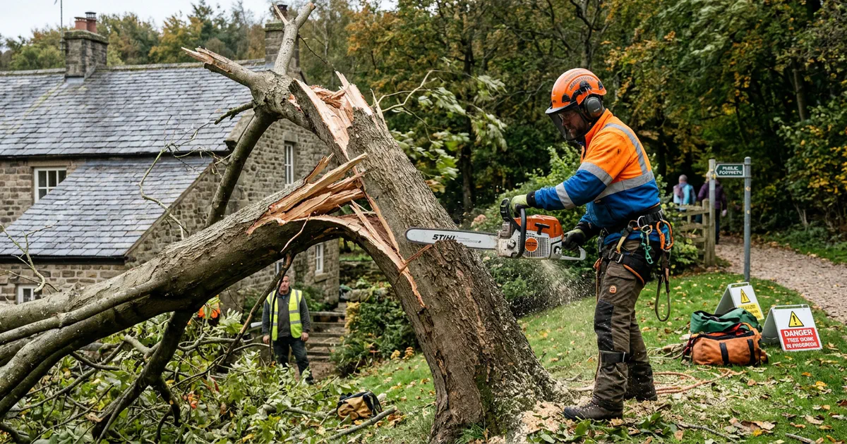 Featured image for news article: Emergency Tree Felling Without Permission: What's Legal