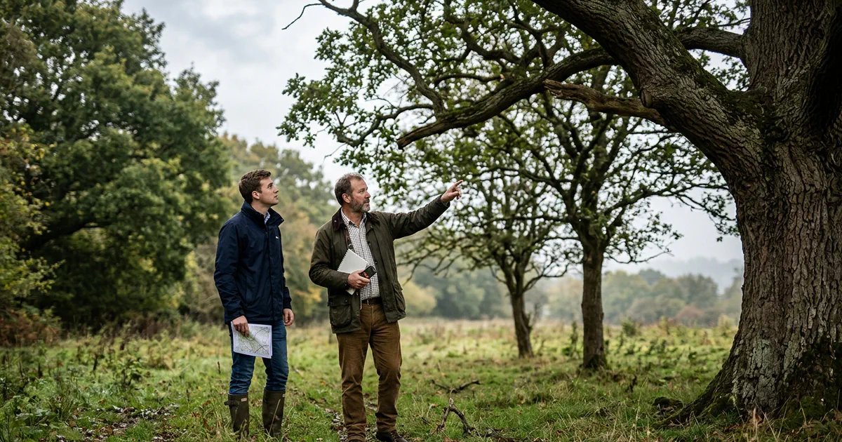 Featured image for news article: Inherited Land With Old Trees: What to Check First
