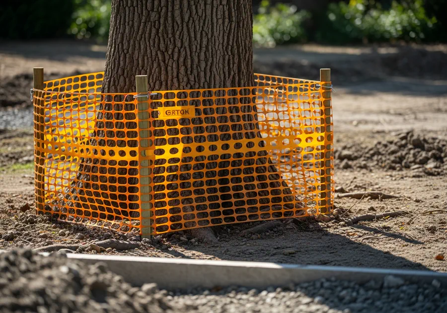 What happens when a tree survey finds a bat roost during inspection