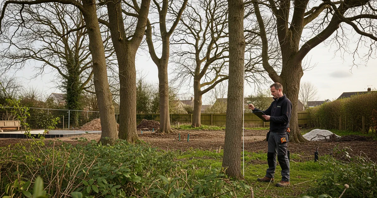 Featured image for news article: Tree Survey for Backland Plot with TPO Neighbours