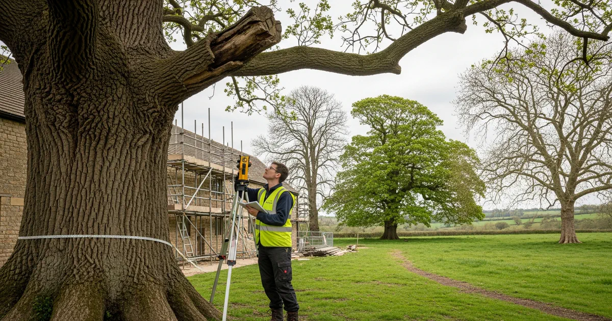 Featured image for news article: Tree Survey for Barn Conversions with Veteran Trees