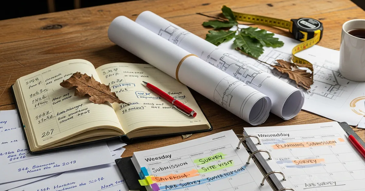 Featured image for news article: Tree Survey Timing and Your Planning Application