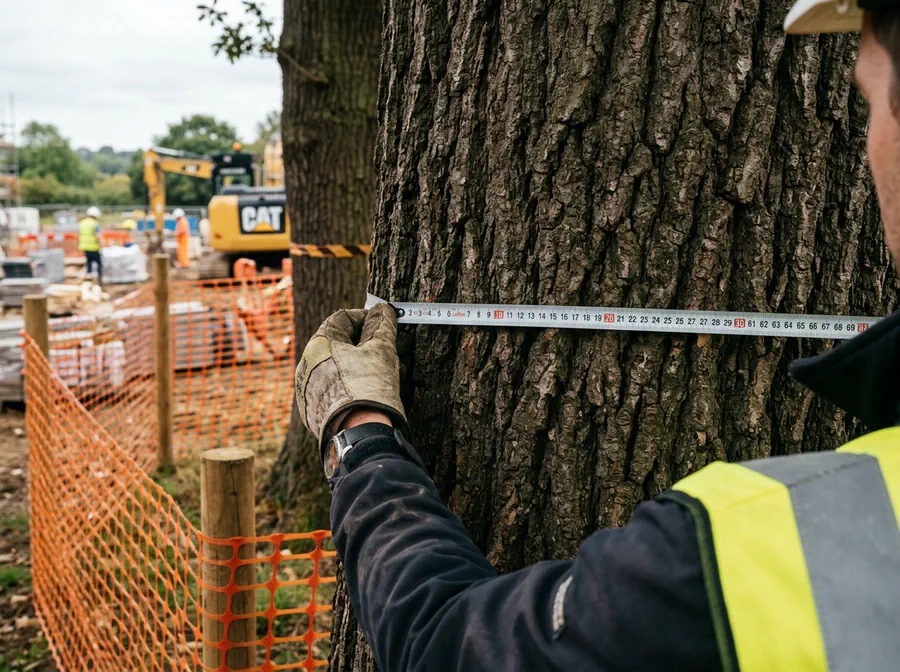 What happens on site during a BS5837 survey a walkthrough